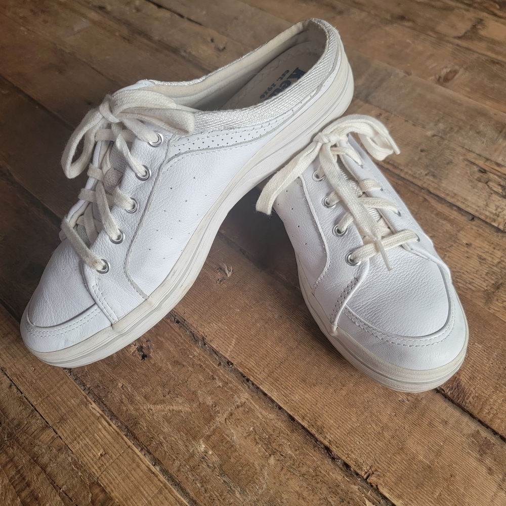 Keds White Leather Sneakers
